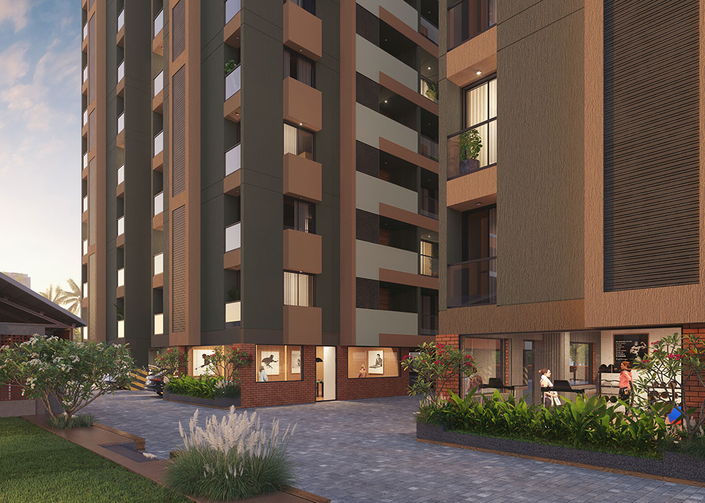 Shilpan Diva Tower Entry View