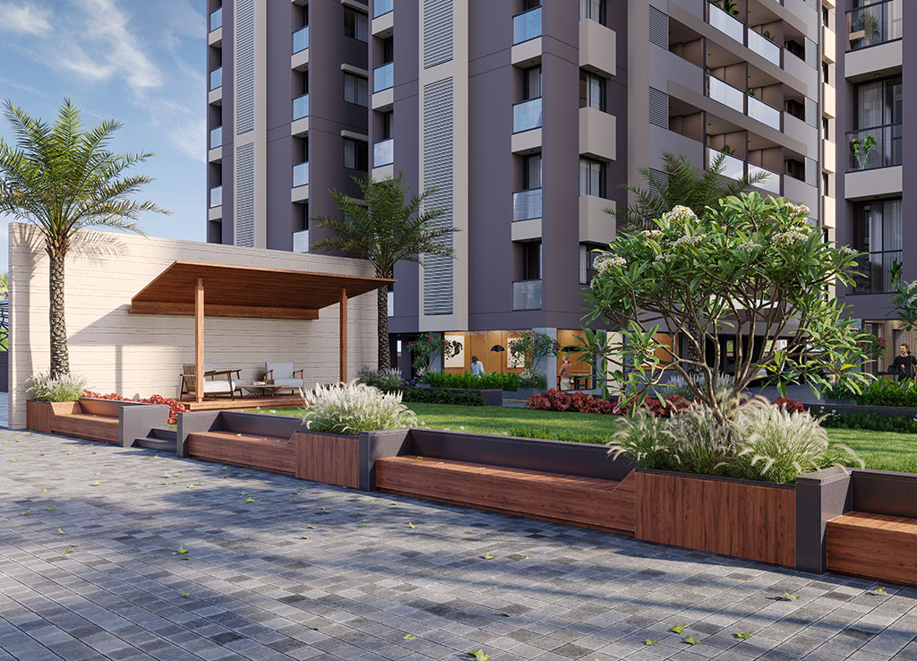 Shilpan Mega Garden Cross View